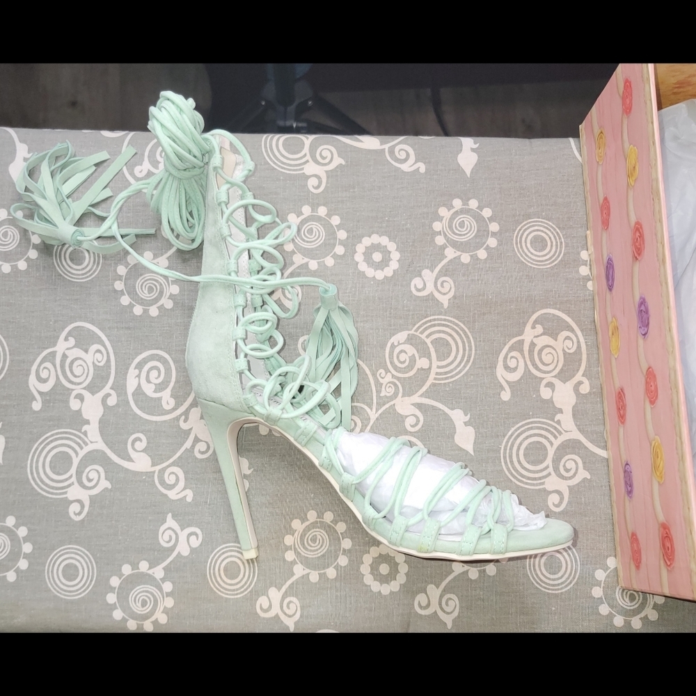 Mint Advent-Lo Heels From Jeffrey Campbell - Picture 8 of 10